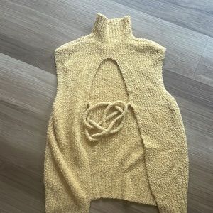 Zara backless sweater